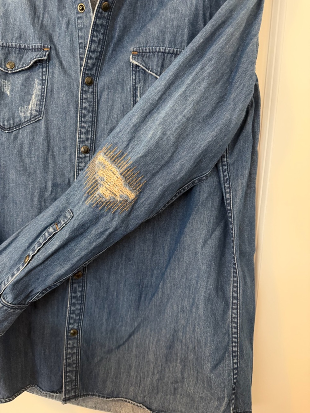 Denim Button Up - Picture 4 of 5